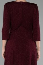 Kapri Kol Uzun Simli Büyük Beden Abiye Abu39740 - Görsel 4