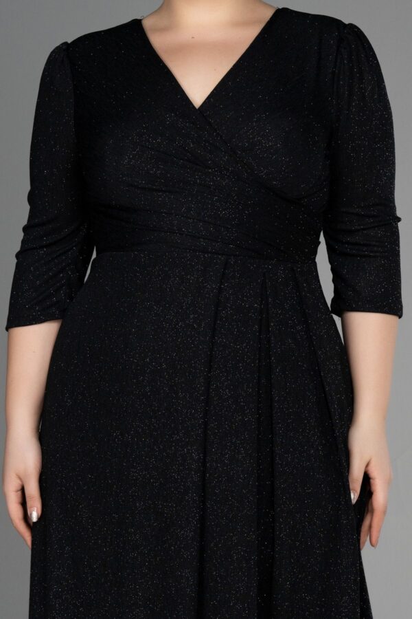 Kapri Kol Uzun Simli Büyük Beden Abiye Abu39740 - Görsel 11