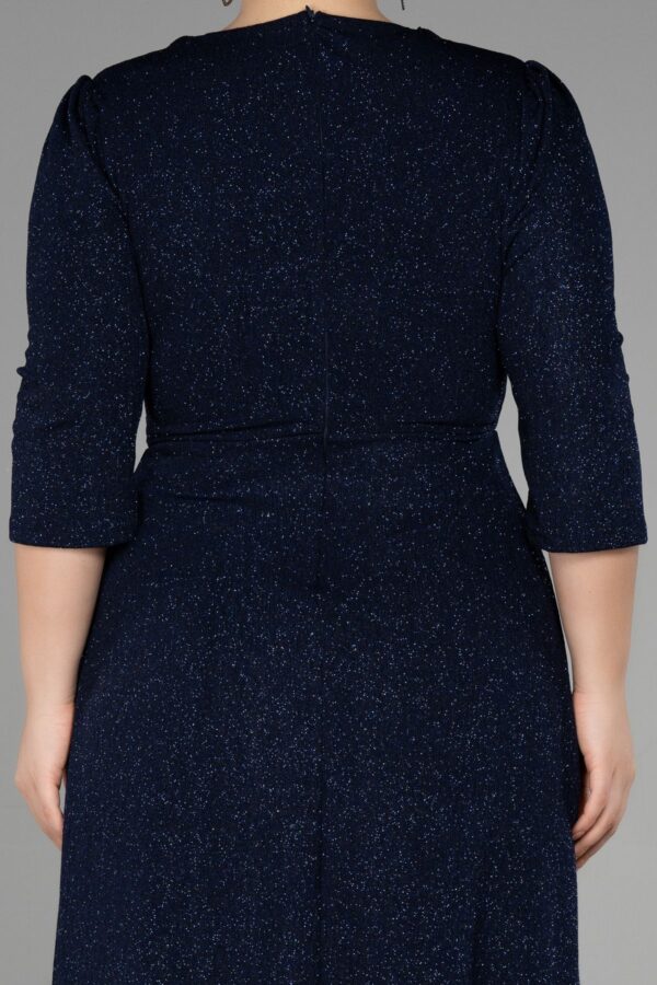 Kapri Kol Uzun Simli Büyük Beden Abiye Abu39740 - Görsel 16