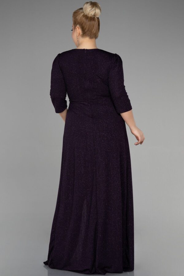 Kapri Kol Uzun Simli Büyük Beden Abiye Abu39740 - Görsel 18