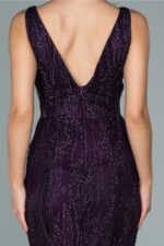 Kolsuz Simli Uzun Abiye Elbise Abu1979 - Görsel 8