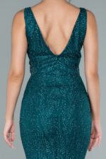 Kolsuz Simli Uzun Abiye Elbise Abu1979 - Görsel 12