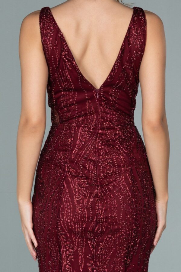 Kolsuz Simli Uzun Abiye Elbise Abu1979 - Görsel 20