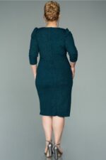 Kapri Kol Simli Büyük Beden Abiye ABK1246 - Görsel 18