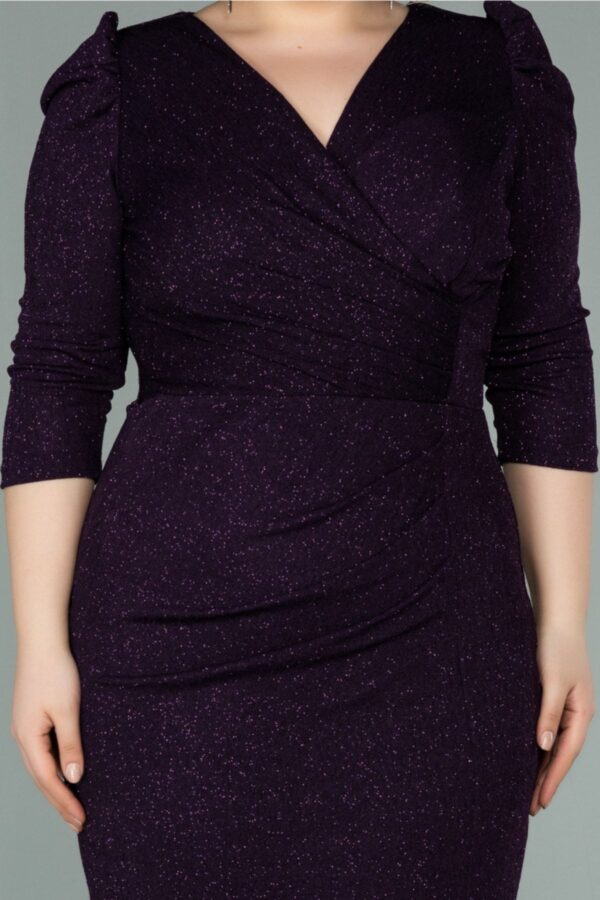 Kapri Kol Simli Büyük Beden Abiye ABK1246 - Görsel 23