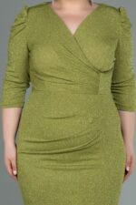 Kapri Kol Simli Büyük Beden Abiye ABK1246 - Görsel 27