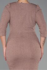 Kapri Kol Simli Büyük Beden Abiye ABK1246 - Görsel 4