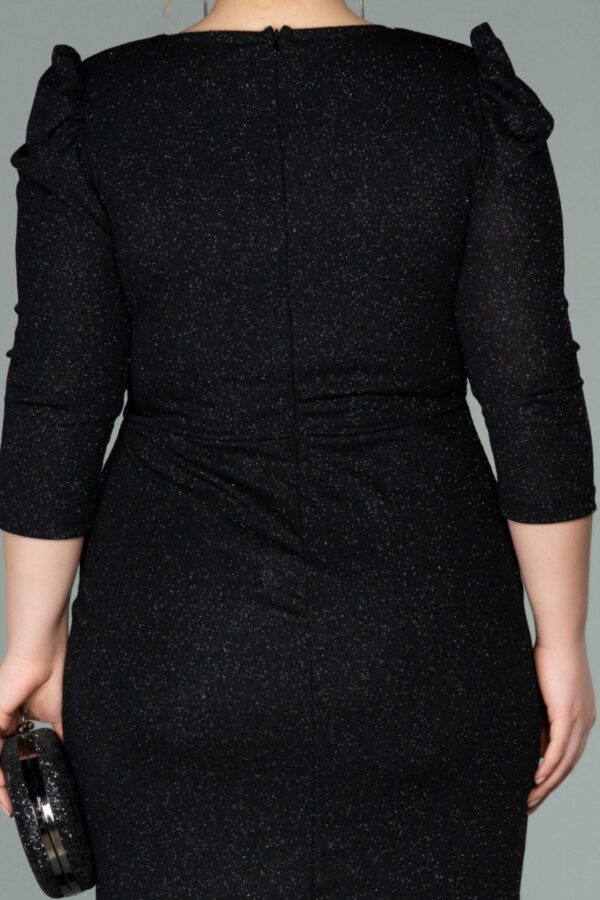 Kapri Kol Simli Büyük Beden Abiye ABK1246 - Görsel 8