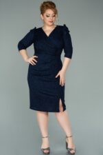 Kapri Kol Simli Büyük Beden Abiye ABK1246 - Görsel 9