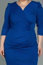 Kapri Kol Simli Büyük Beden Abiye ABK38975 - Görsel 12