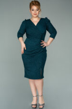 Kapri Kol Simli Büyük Beden Abiye ABK38975 - Görsel 14