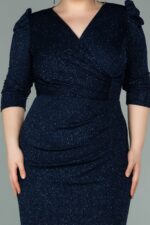 Kapri Kol Simli Büyük Beden Abiye ABK38975 - Görsel 19