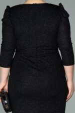 Kapri Kol Simli Büyük Beden Abiye ABK38975 - Görsel 24