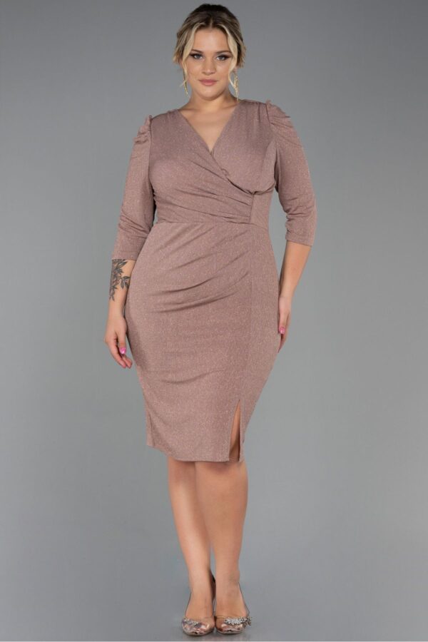 Kapri Kol Simli Büyük Beden Abiye ABK38975 - Görsel 25