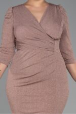 Kapri Kol Simli Büyük Beden Abiye ABK38975 - Görsel 27