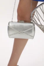 Taş İşlemeli Kurdale Desen Abiye Çanta V9276 - Görsel 3