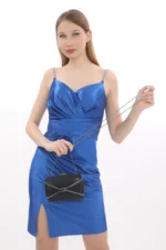 Taş İşlemeli Kurdale Desen Abiye Çanta V9276 - Görsel 14