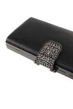 Siyah Saten Abiye Çanta V739 - Görsel 3