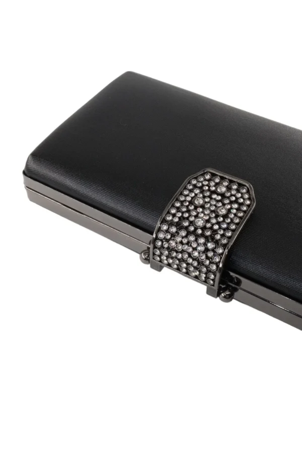 Siyah Saten Abiye Çanta V739 - Görsel 3