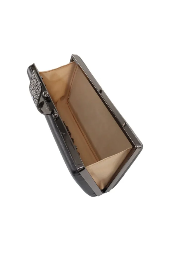 Siyah Saten Abiye Çanta V739 - Görsel 7